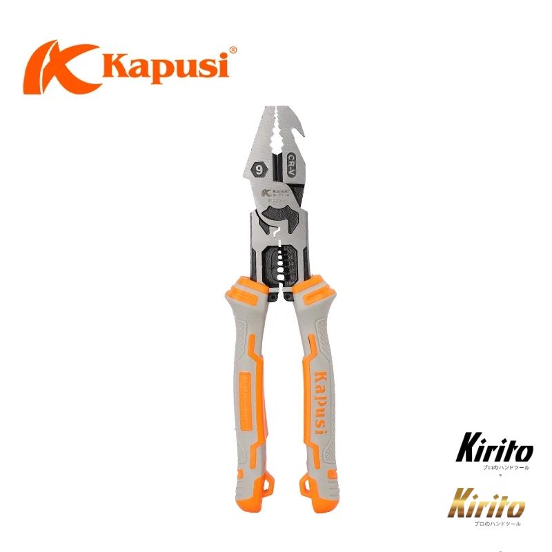 Kìm Đa Năng 9"/215mm CR-V K9021 – Kẹp, Cắt, Uốn, Tuốt Dây, Đóng Nhổ Đinh