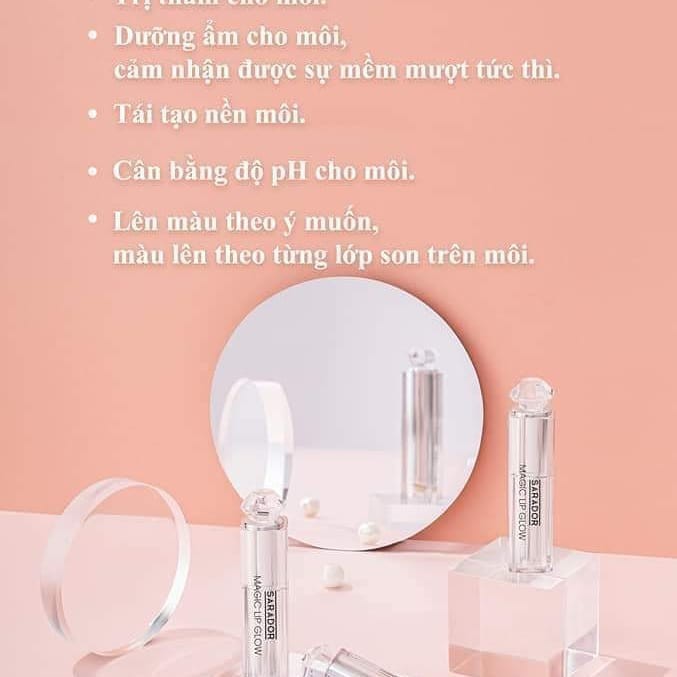 Son Dưỡng Môi Magic Lip Glow - Chứa Vàng Lỏng Giúp Mềm Môi, Giữ ẩm Chống Oxy Hóa