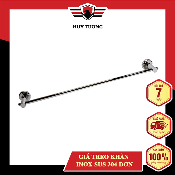 Giá treo khăn đôi Inox SUS 304 Cao cấp Tinh tế - Huy Tưởng