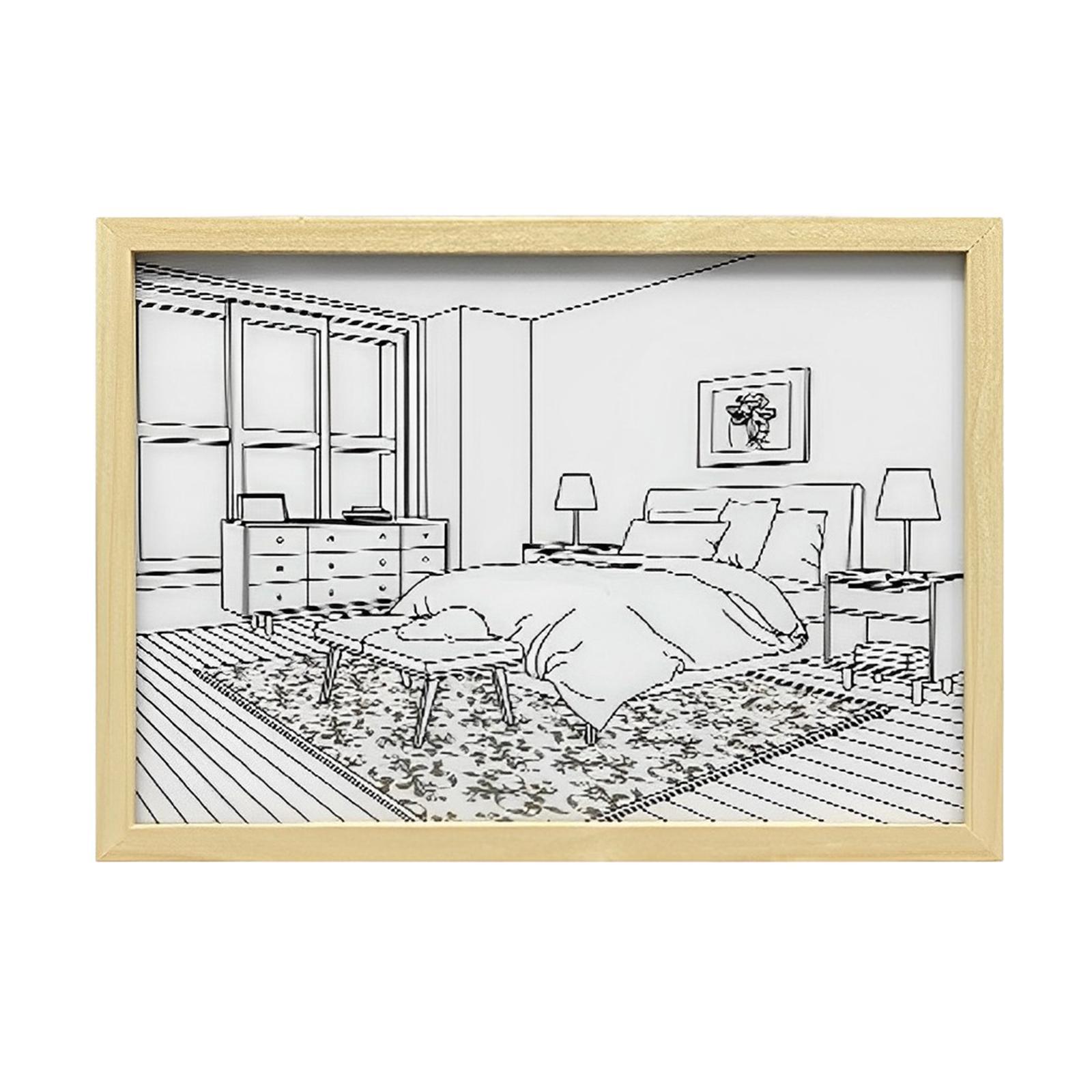Light up Painting Wall Art Decor Picture Dimmable Lighting Painting Art