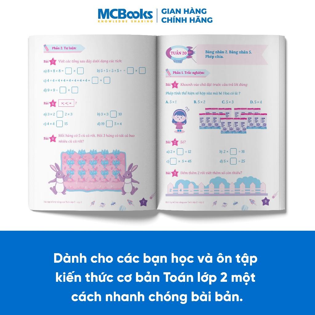 Sách Combo Bài tập bổ trợ nâng cao Toán lớp 2 - Bản Quyền
