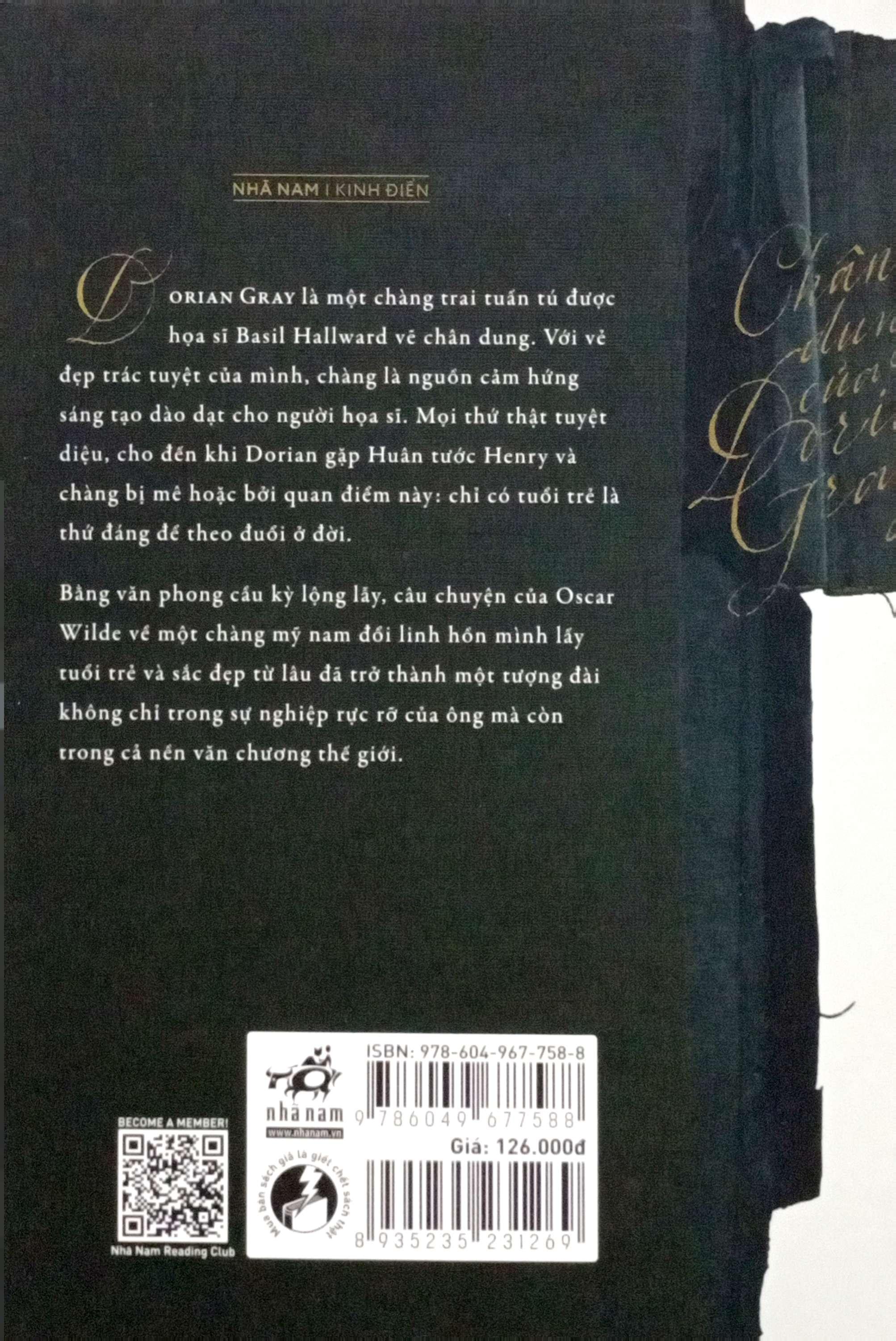 Sách Chân Dung Của Dorian Gray