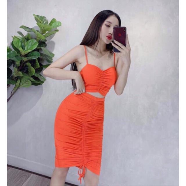 Sét bộ nhúng áo 2 dây chân váy!