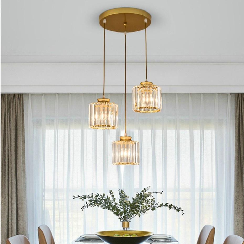 Đèn thả pha lê TOGU cao cấp trang trí nội thất hiện đại, sang trọng.