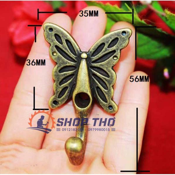 Móc treo giả cổ đơn đế hình cánh bướm