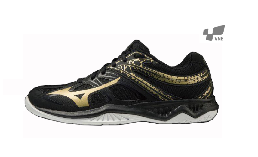 Giày cầu lông Mizuno Thunder Blade 2 - Đen vàng