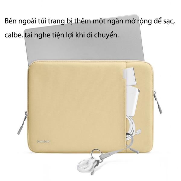 TÚI CHỐNG SỐC TOMTOC 360* PROTECTIVE CHO MACBOOK PRO 16” tránh va đập, trầy xước và tăng độ bền cho máy - HÀNG CHÍNH HÃNG