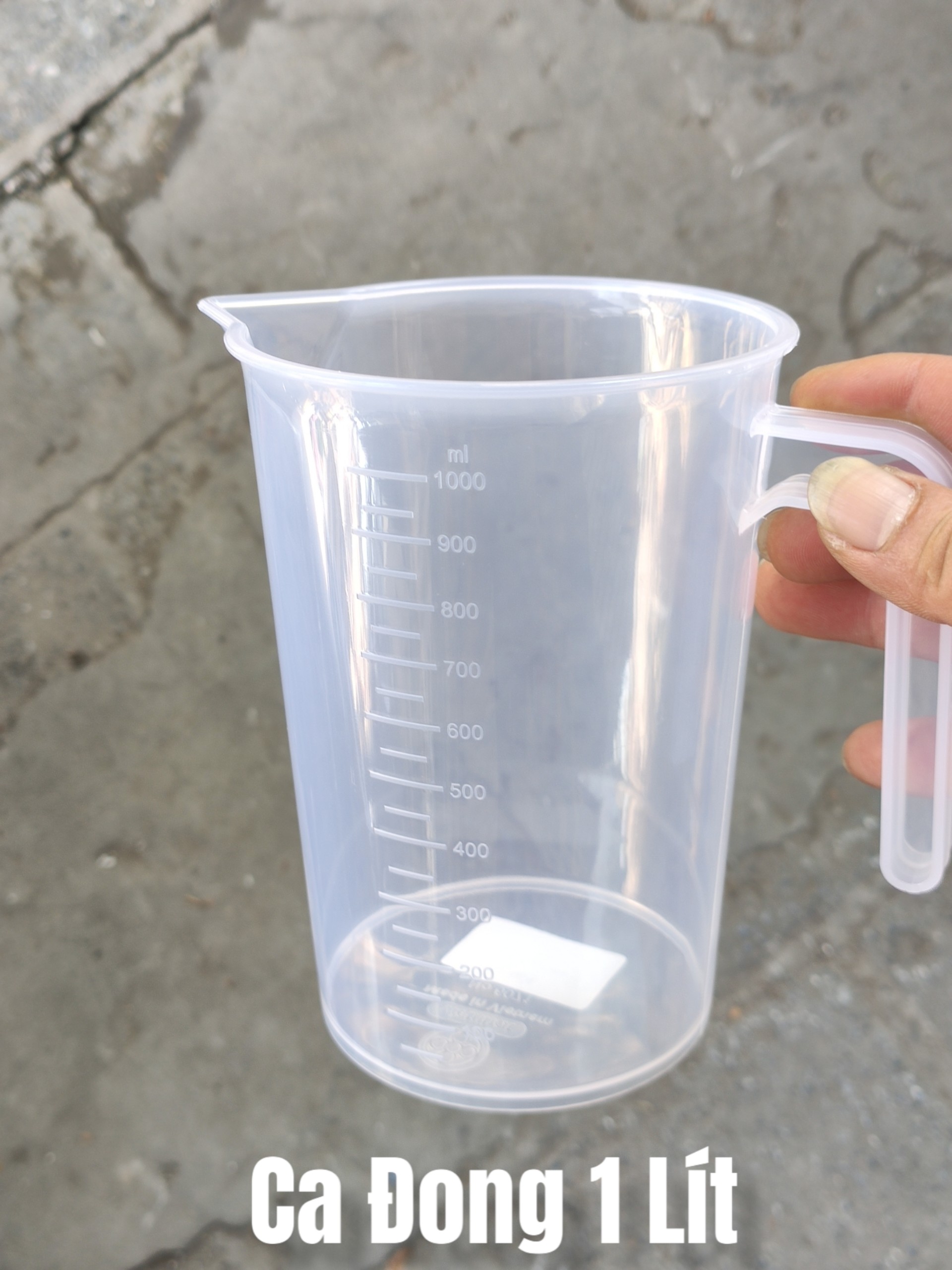 Ca đong nhựa có vạch định lượng 1000ml / 3000ml