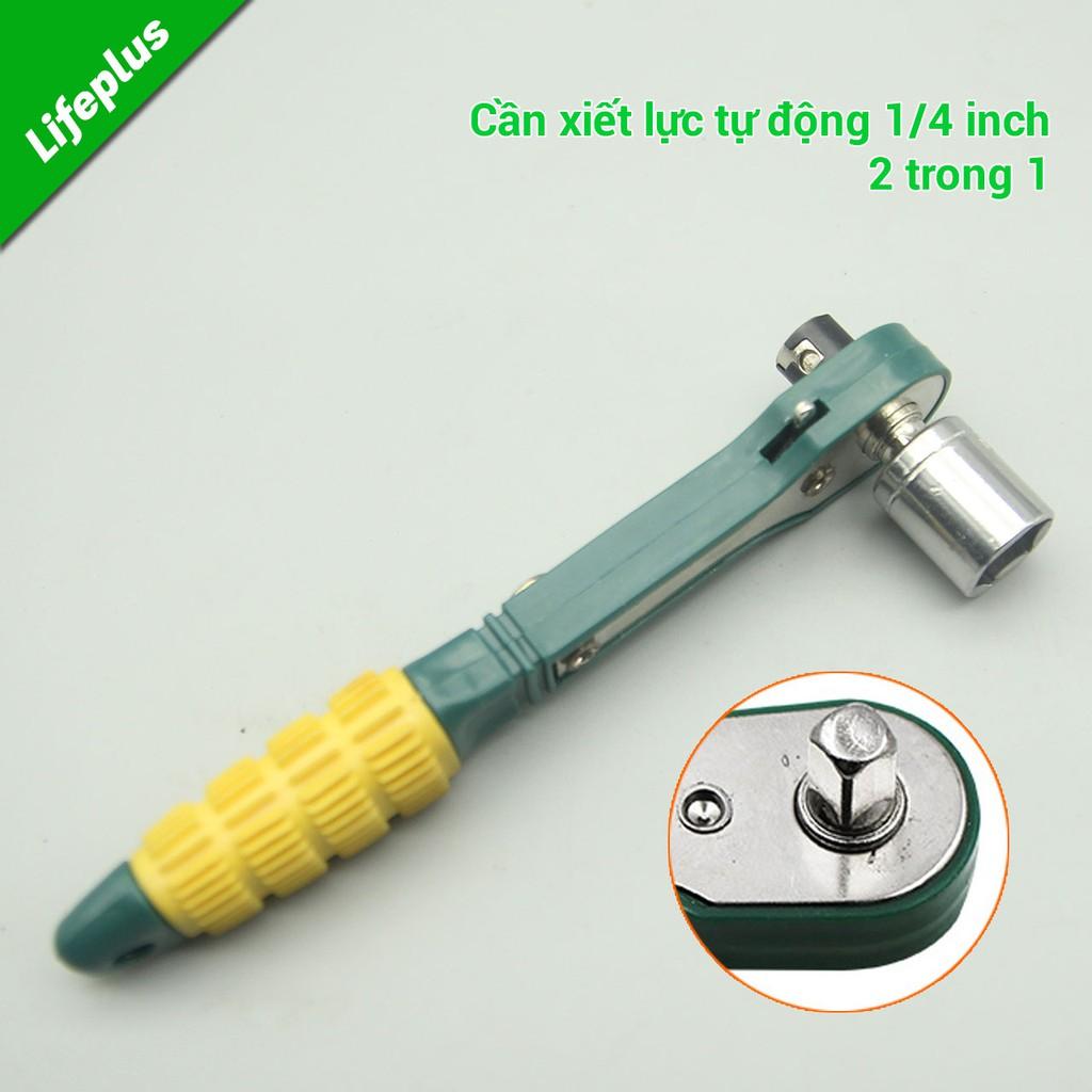 Cần xiết lực tự động 1/4inch 2 in 1