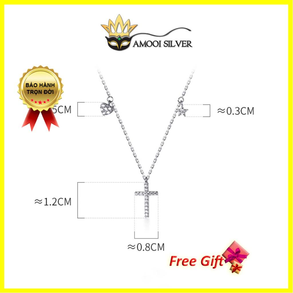 Dây chuyền bạc S925 thánh giá - Amooi Silver AD141