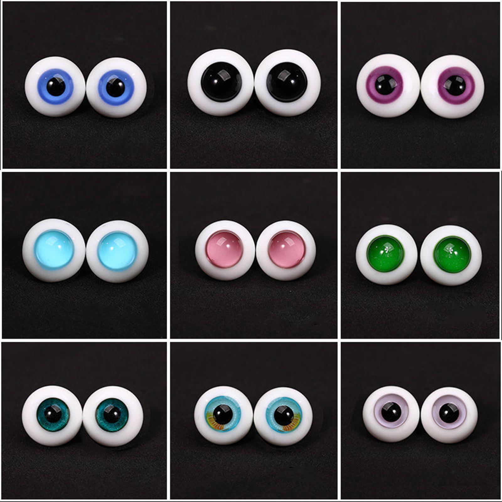 2x Doll Eyes Wiggle Eyes for Halloween Props Sculpture Doll