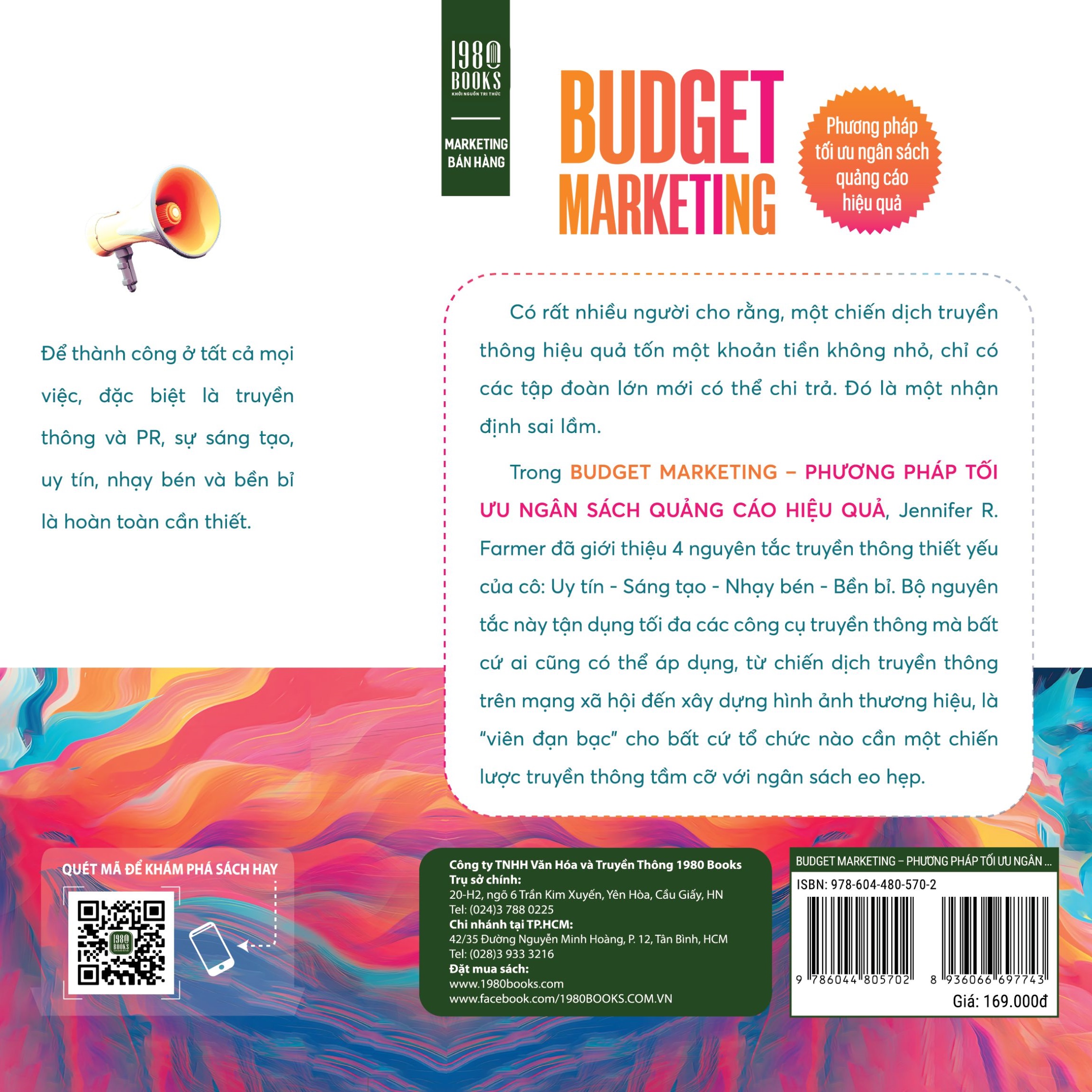 Sách - Budget Marketing- Phương Pháp Tối Ưu Ngân Sách Quảng Cáo Hiệu Quả - Jennifer R. Farmer