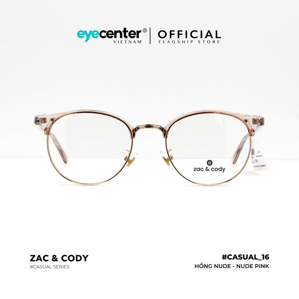 Gọng kính vuông nam nữ chính hãng casual_16 by Zac Cody nhập khẩu Eye Center Vietnam