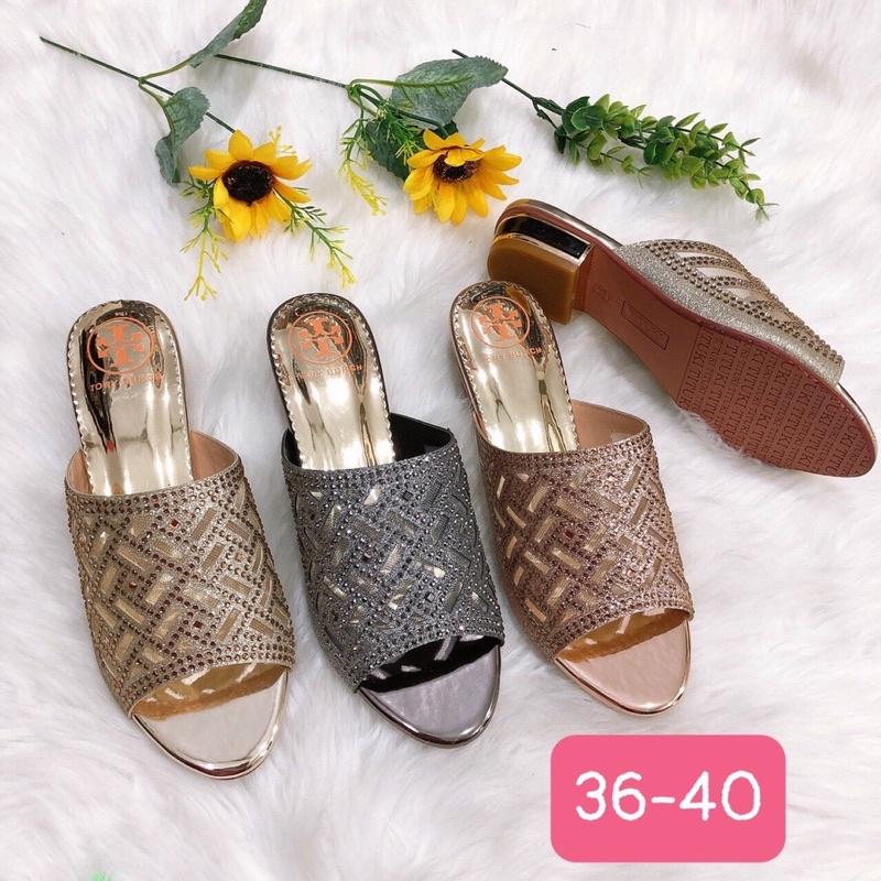 Guốc trung niên số lớn 36-43 gót 3p