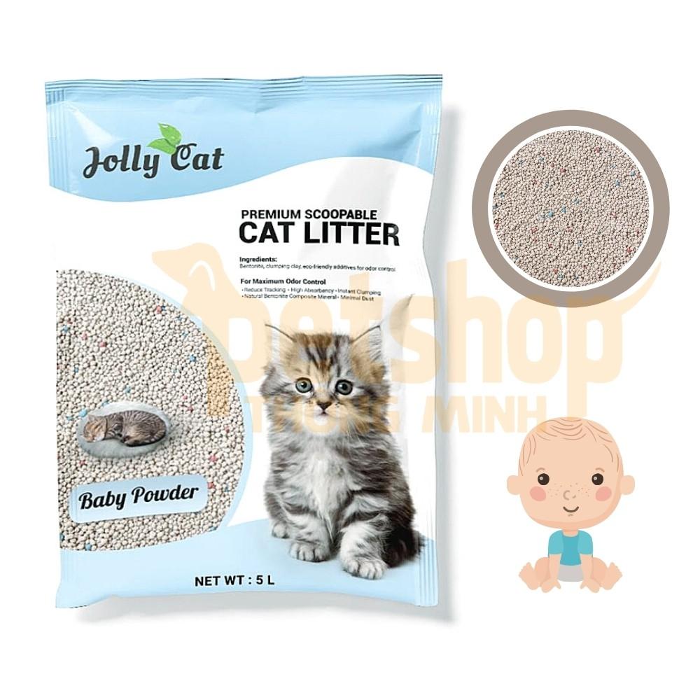 Cát Vệ Sinh Cho Mèo Jolly Cat 5L ( 7 Mùi Hương )