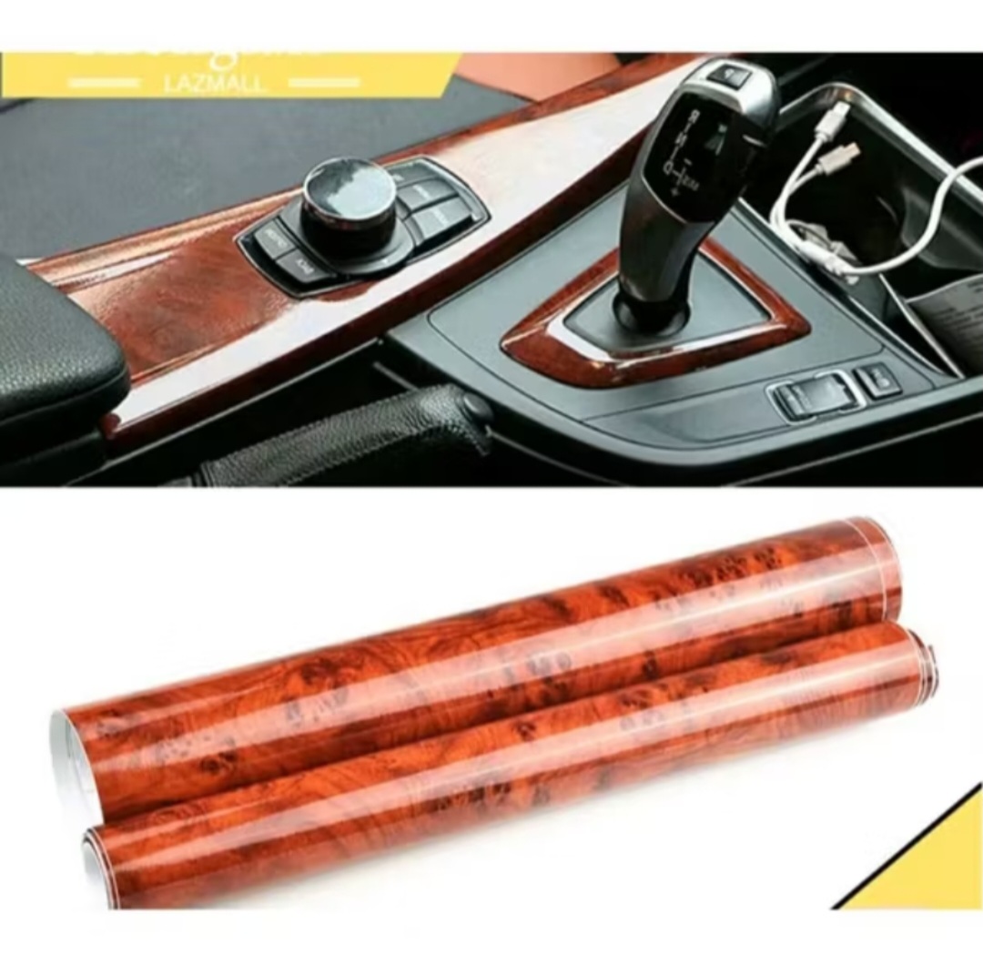 MIẾNG DÁN TRANG TRÍ XE MÁY ÔTÔ NHÀ VÂN GỖ CỰC ĐẸP MẪU MỚI CHẤT LƯỢNG