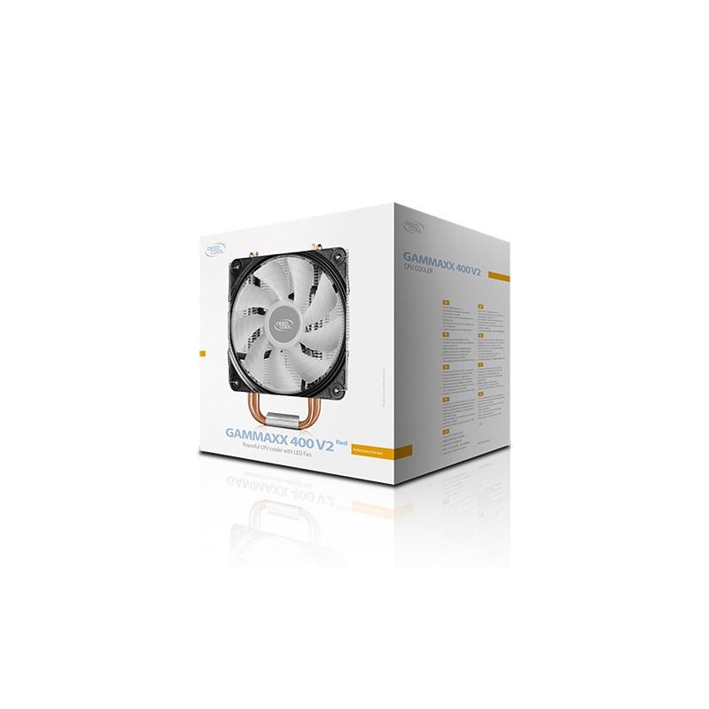 Quạt tản nhiệt cpu DeepCool GAMMAXX 400 V2 - Led đỏ, hiệu năng giảm nhiệt cực tốt