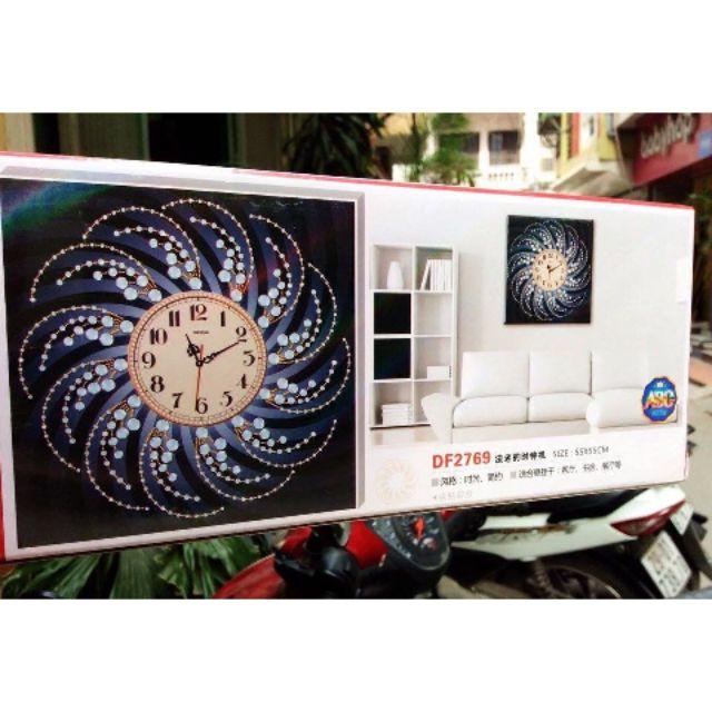 TRANH ĐÍNH ĐÁ ĐỒNG HỒ DF2769