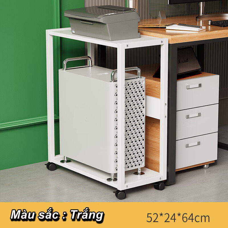 Kệ Để Thùng Máy Tính Đựng Máy In Gọn Gàng cho công ty Office Computer Roller - có bánh xe