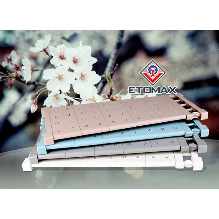 Kệ chia ngăn tủ đa năng không cần khoan bắt vít 74-135cm