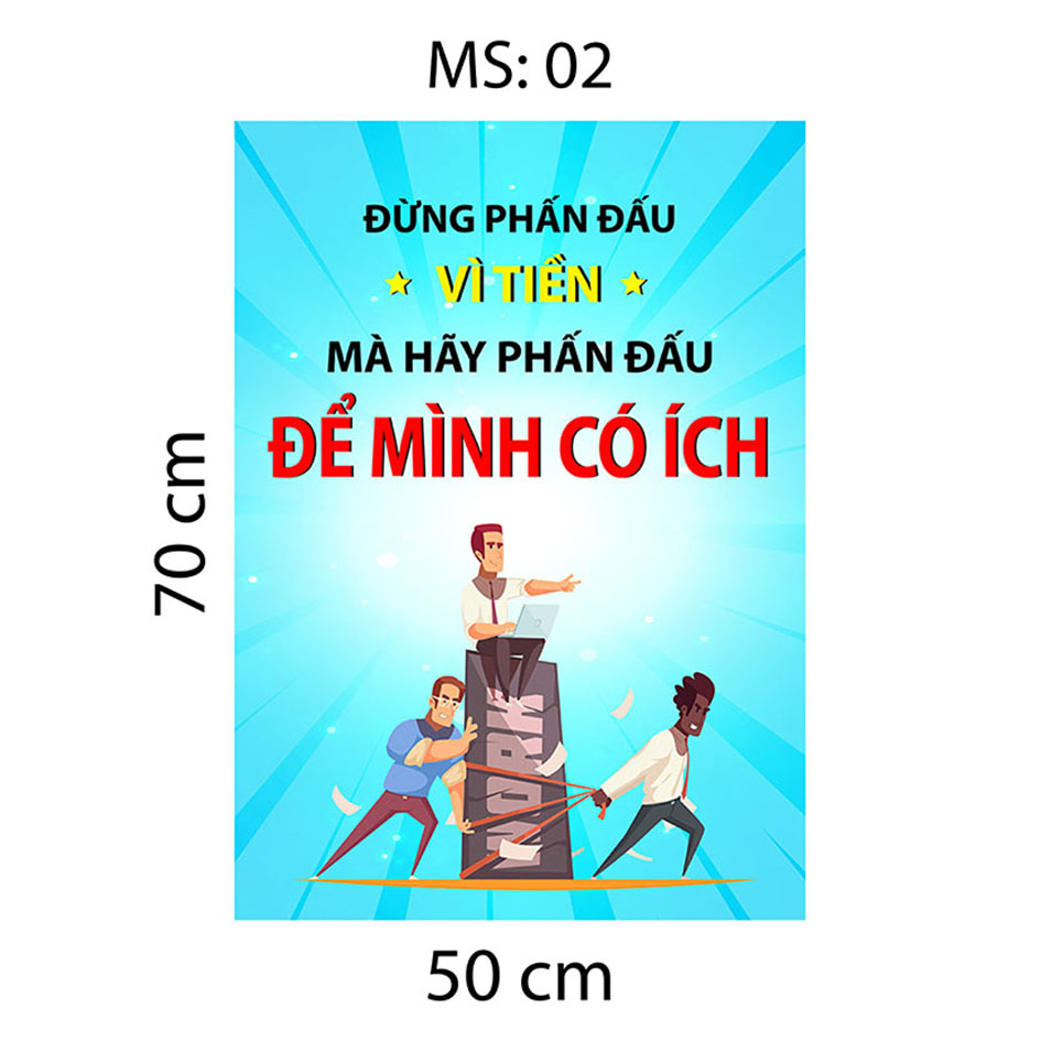 Decal trang trí Slogan trang trí văn phòng công ty số 17