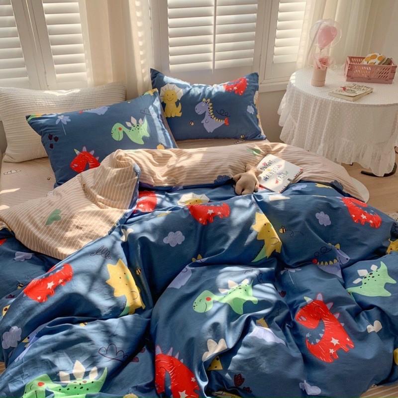 Set Cotton Living Hàng Nhập Khẩu Cao Cấp 4 Món BST Hello Summer