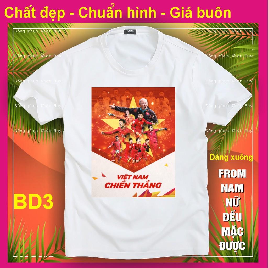 áo thun đội tuyển việt nam BD2,full size,hàng đẹp,việt nam vô địch áo cờ việt nam,áo phông in đội tuyển việt nam