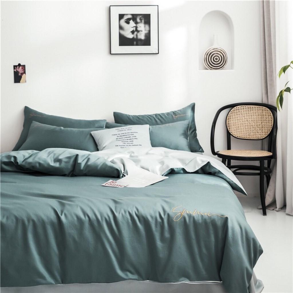 Bộ Chăn Ga Gối Lụa Tencel Sumoi Cao Cấp 2021