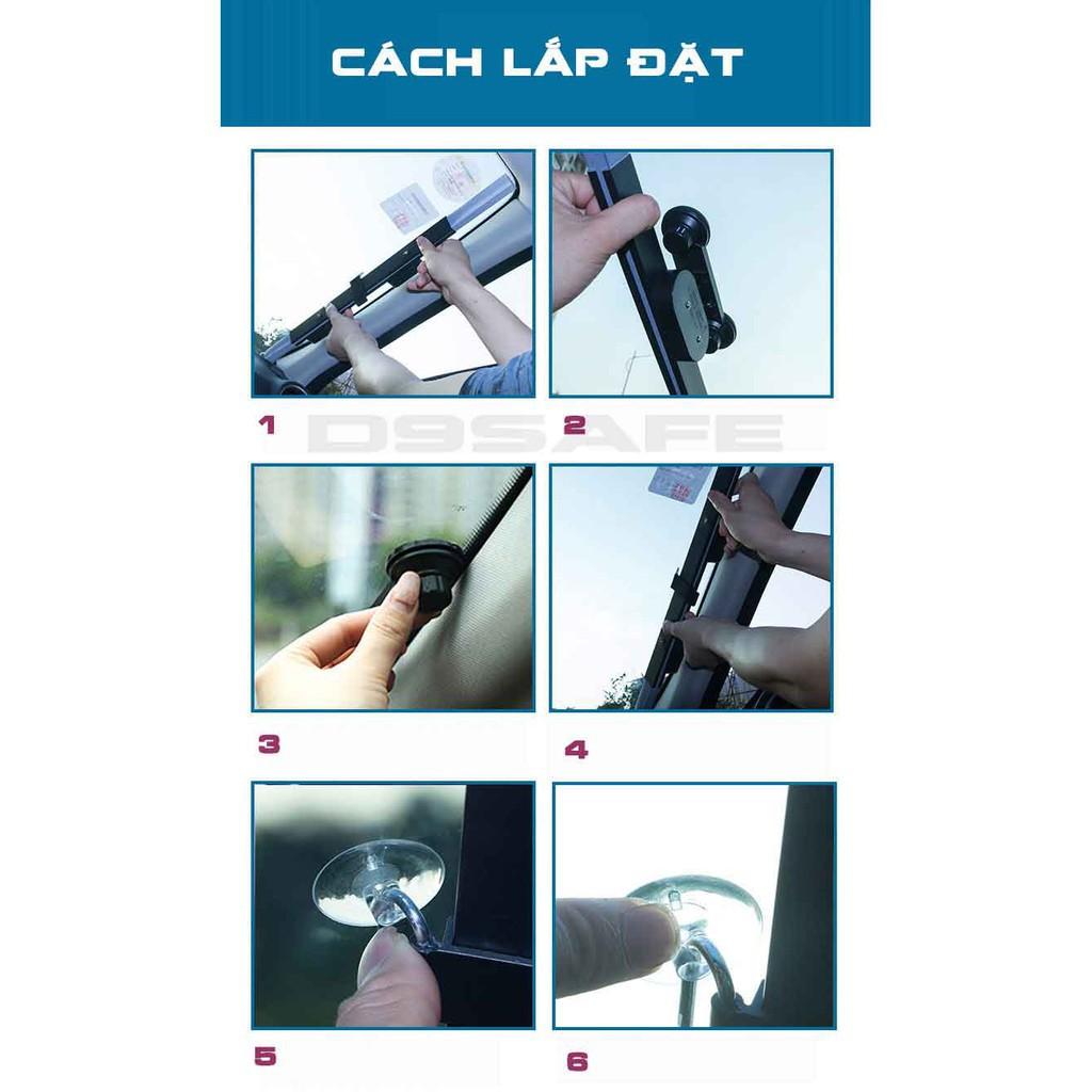 Rèm chắn nắng cho Ô tô co dãn xếp gọn gàng