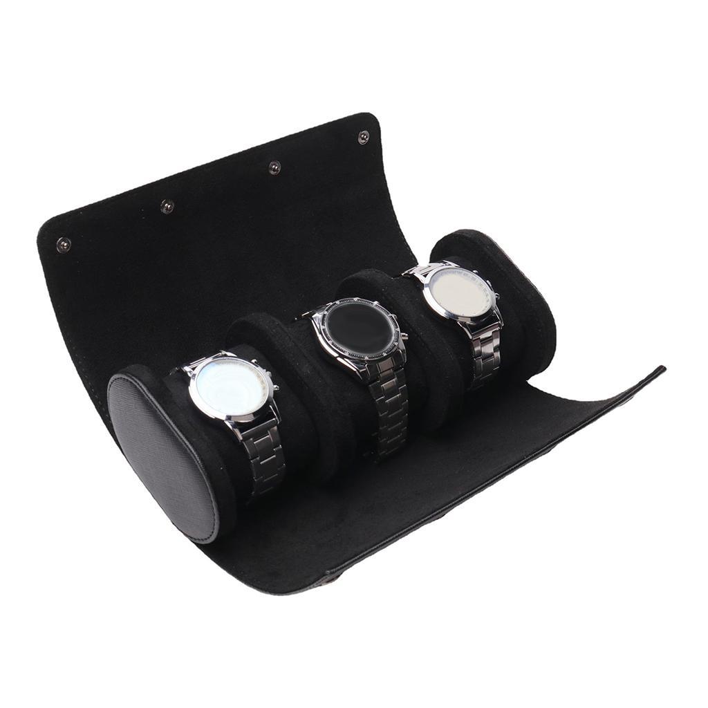 3 Grids Slot Wrist Watch Display Box Case Jewelry Storage Holder Organizer