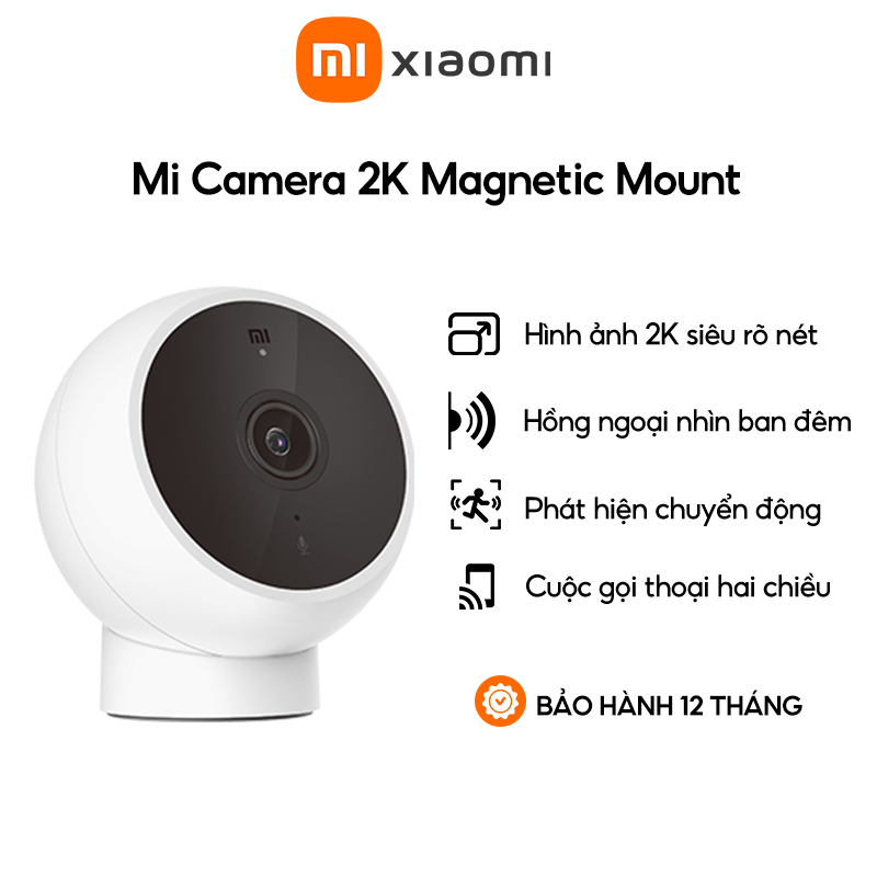 Camera IP Xiaomi Mi Home Magnetic Mount QDJ4065GL Trắng - Hàng Chính Hãng