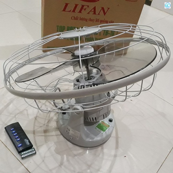 Quạt Trần Đảo Lifan có Remote, sải cánh 400mm, công suất 45W TĐ-16RC - Hàng chính hãng