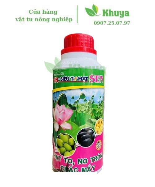 Phân bón NPK HN Siêu to hạt sen 500ml No tròn - Chắc mẩy