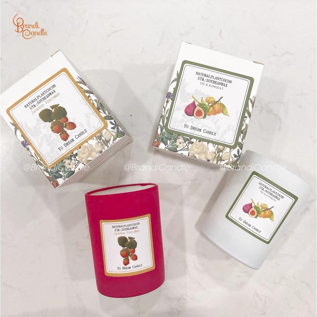 Nến thơm không khói yu dream candle hũ sắc màu