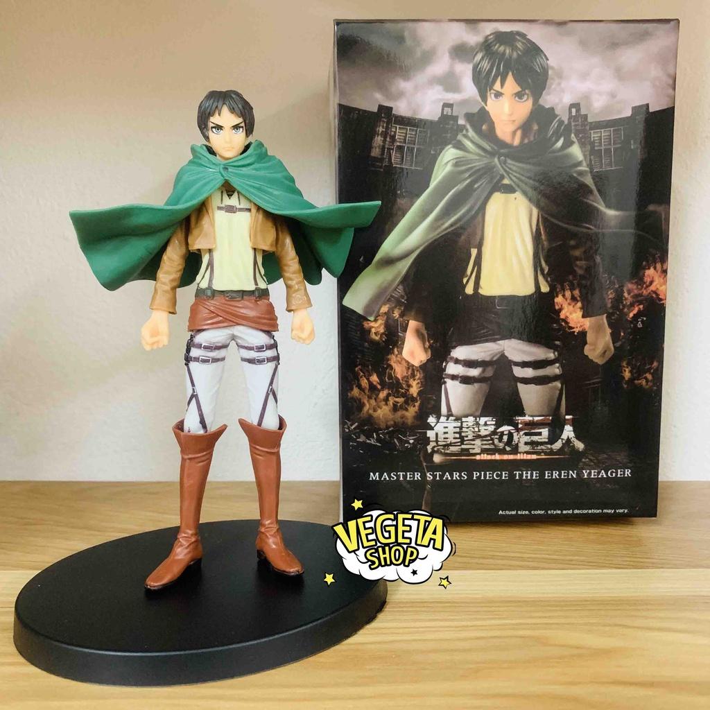 Mô hình Attack On Titan - Eren Yeager - Eren trong trang phục Trinh sát binh đoàn - Fullbox 16cm - Đại chiến titan