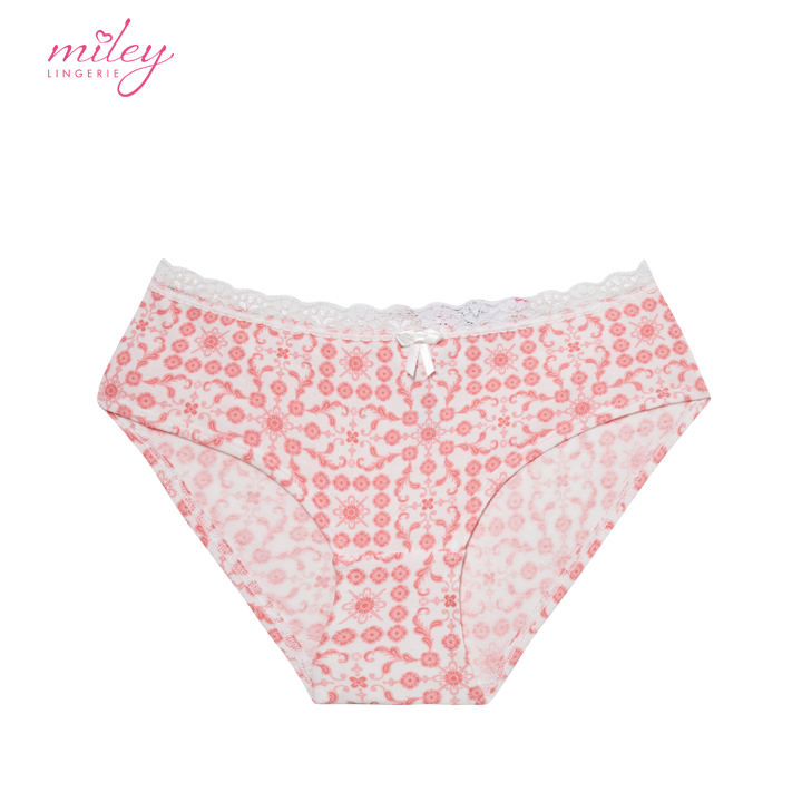 Bộ Đồ Lót Nữ Cotton Lụa Phối Ren Miley Lingerie BRC0413_FCP0411