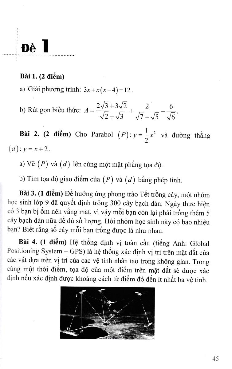 Sách - Hướng Dẫn Tự Ôn Thi Tuyển Sinh Vào Lớp 10 Môn Toán