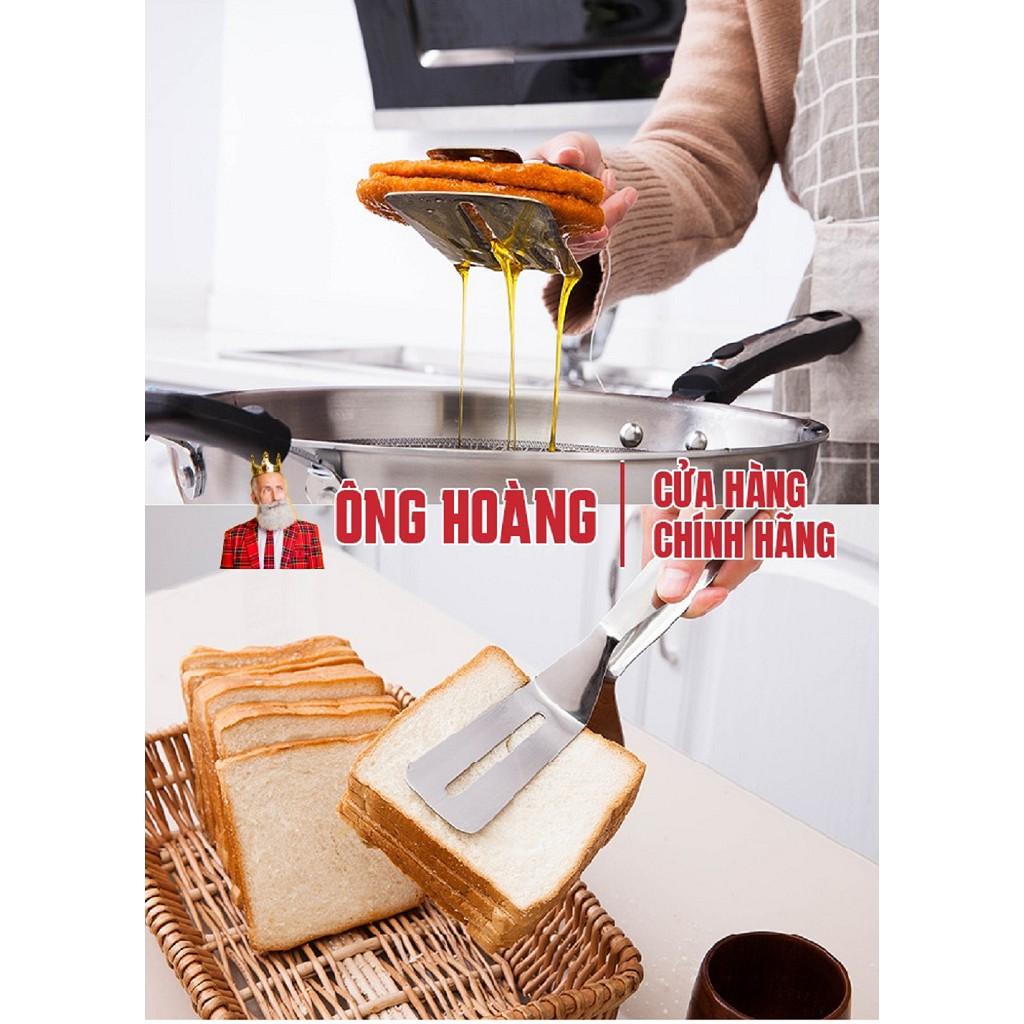 Kẹp Thức Ăn, Đồ Rán Bằng Inox Cao Cấp Tiện Dụng, Mẫu Mới 2021 ️ Inox 304 Không Han Gỉ, Chịu Nhiệt Cao