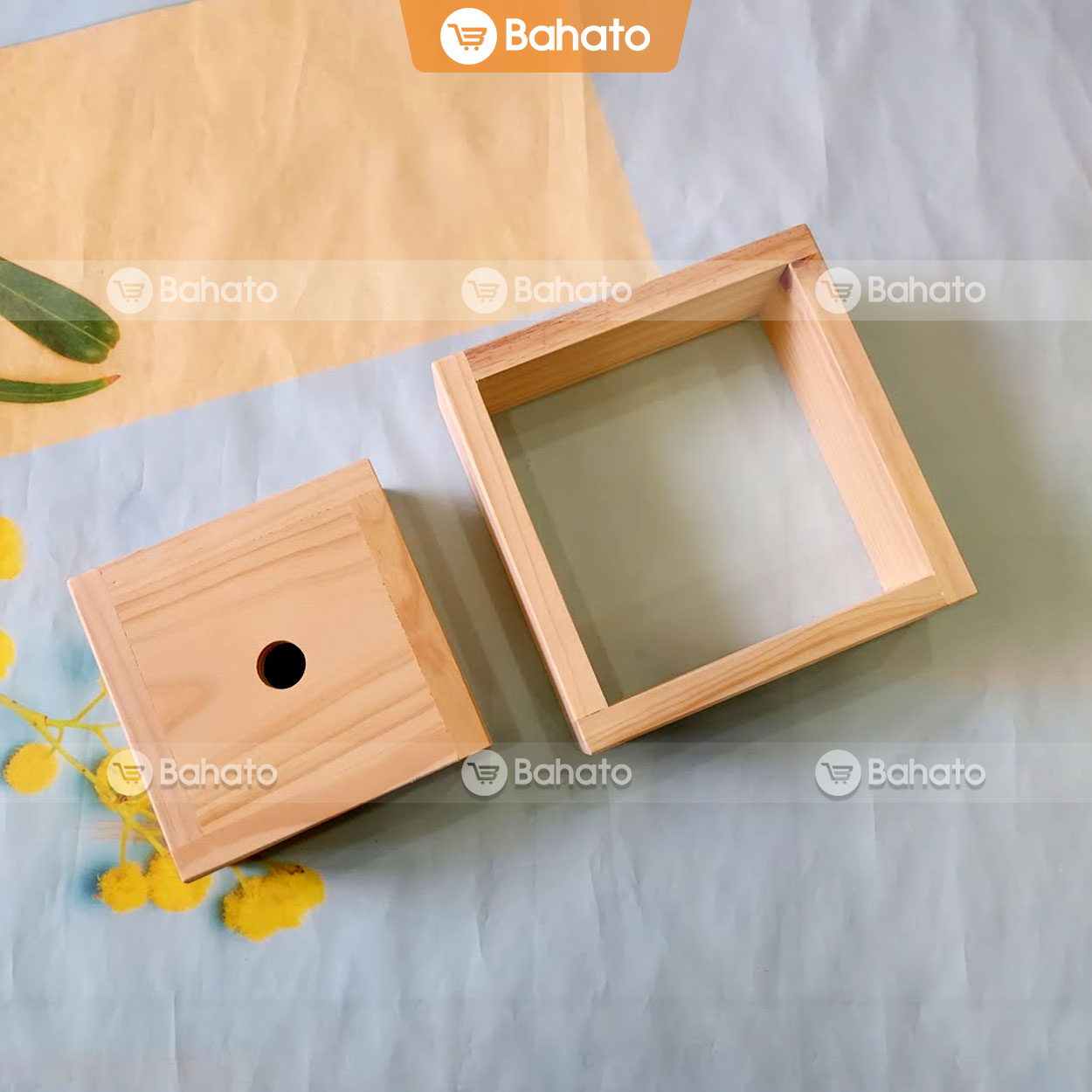 Khuôn bánh chưng thông minh Bahato 15cm khắc hoa