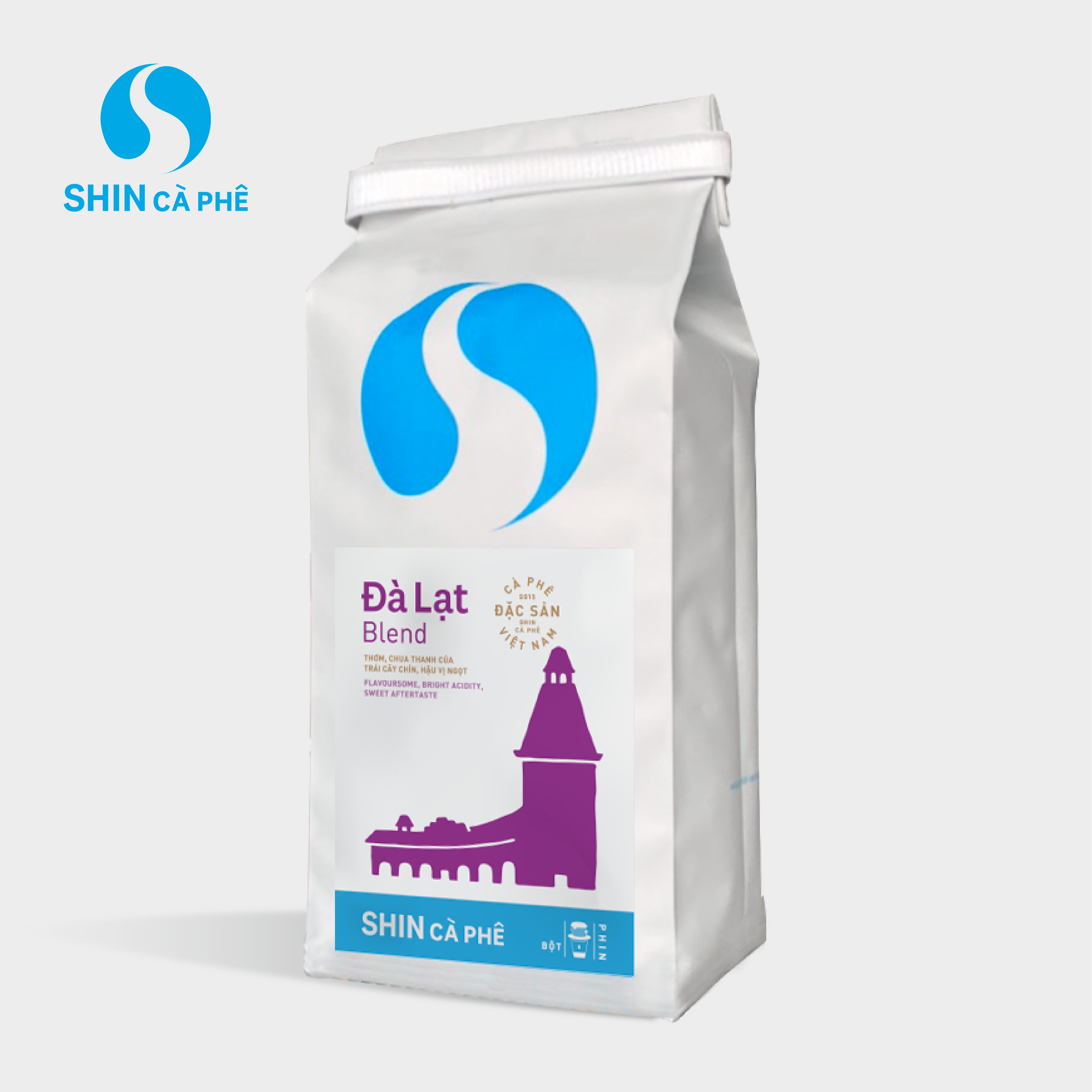 SHIN Cà Phê - Đà Lạt Blend 250g bột - Cà phê đặc sản pha phin