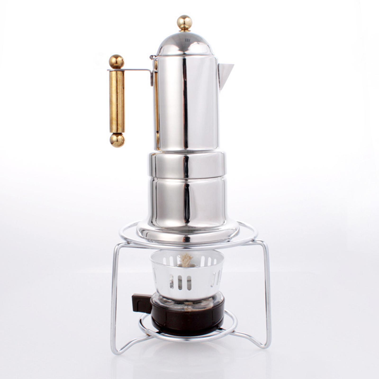 Coffee Pot Bracket with Stoves Pot Rack Cast Iron Portable for Stovetop