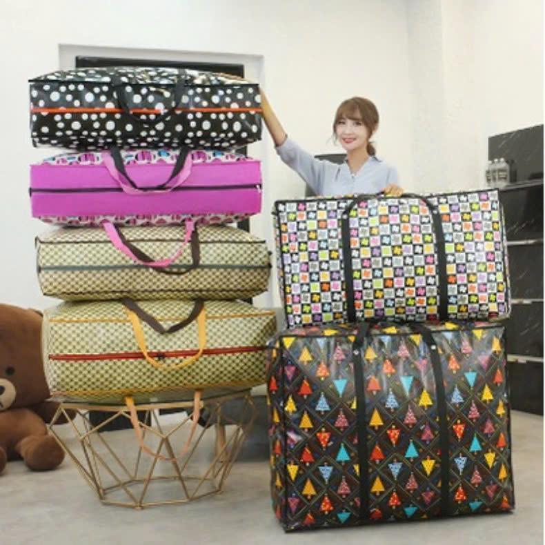 Túi bạt siêu lớn 50cm - Túi bạt 2 lớp chống thẩm nước - Túi đựng đồ chuyển nhà siêu lớn