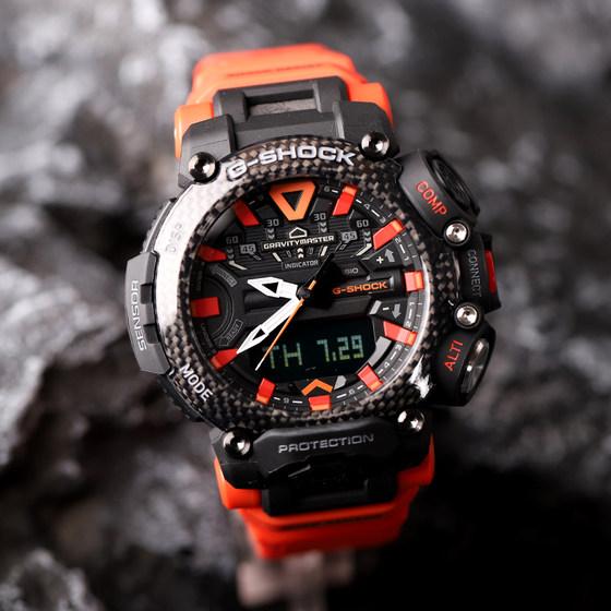 Đồng Hồ Nam Dây Nhựa Casio G-Shock GR-B200-1A9DR Chính Hãng - Bluetooth - 4 Cảm Biến - Lõi Carbon- GR-B200-1A9 Gravity Master