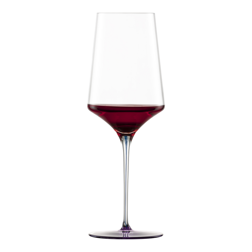 Ly Rượu Vang Đỏ Pha Lê Zwiesel Ink 123413 26.4cm 638ml Chân Đế Màu Tím Violet hàng chính hãng