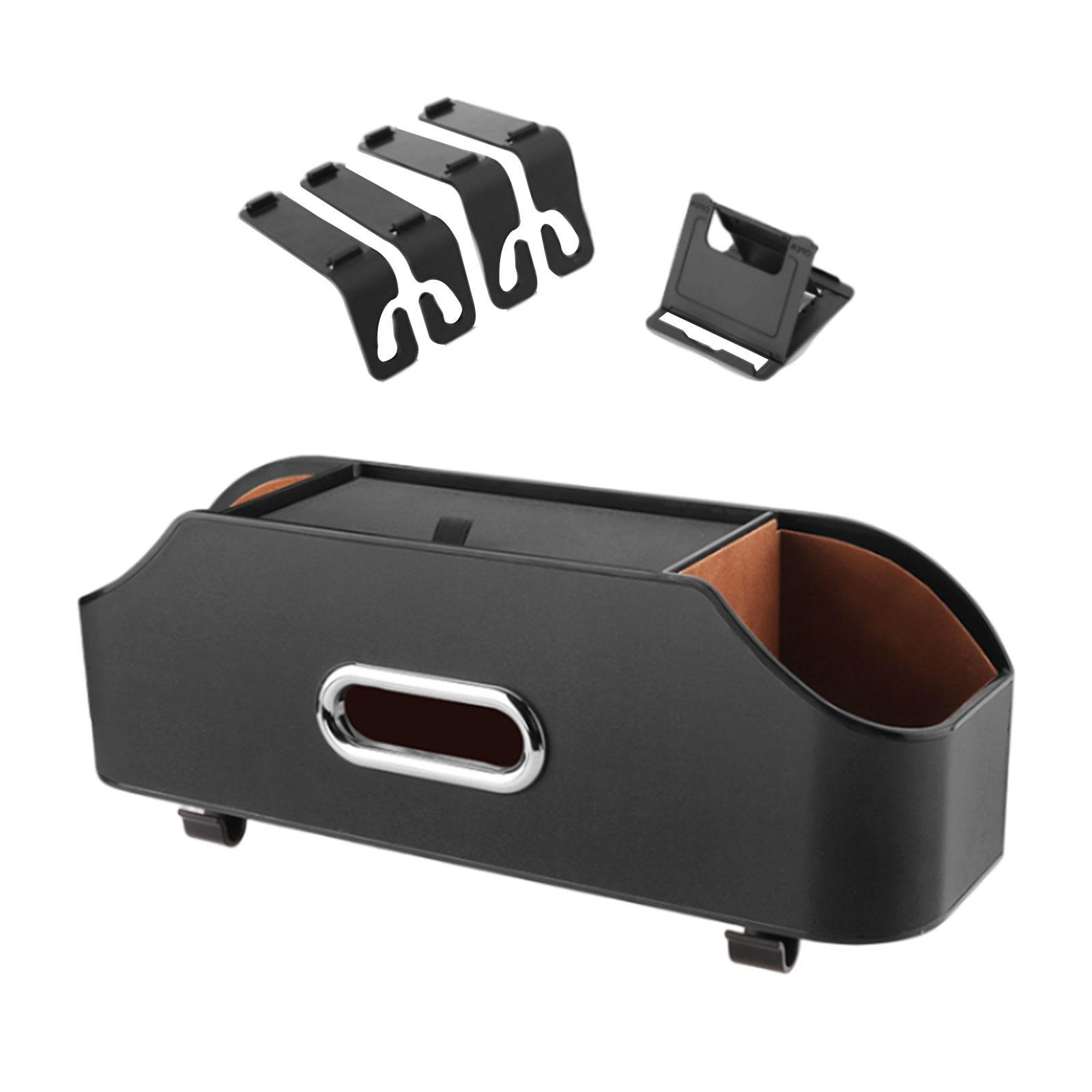 Car Seat Back Storage Box Hanging Bag Adults Black