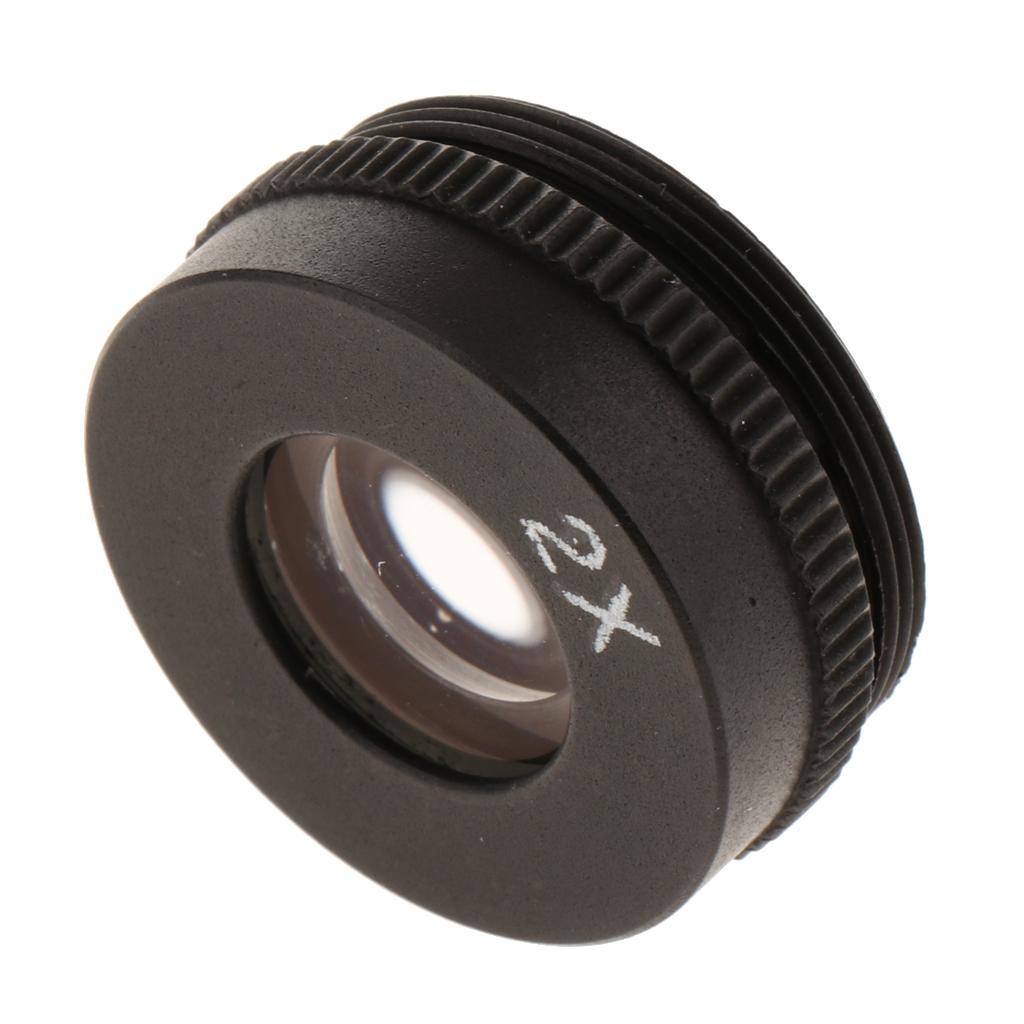 Add-on 2X 800X AUX Auxiliary Objective Barlow Lens For Stereo Microscopes