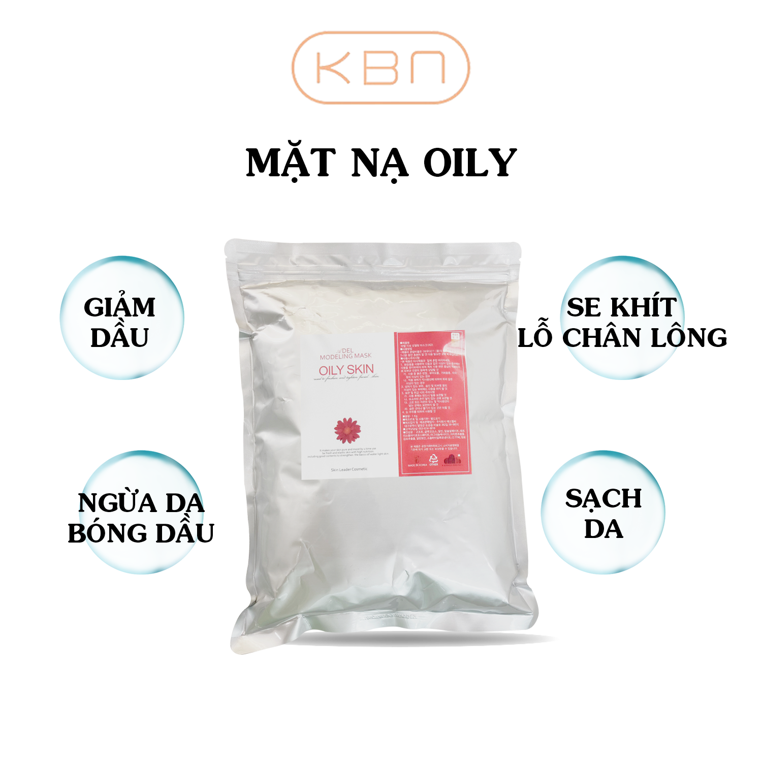 Mặt Nạ Oily - Mặt Nạ Bột Dẻo Adel Mask Hàn Quốc