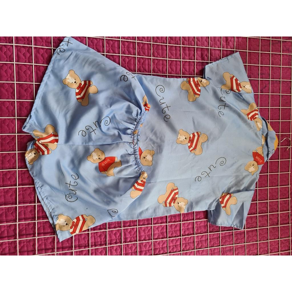 Bộ pijama mặc nhà nhiều màu xinh freesize dưới 55kg ảnh thật shop chụp V25