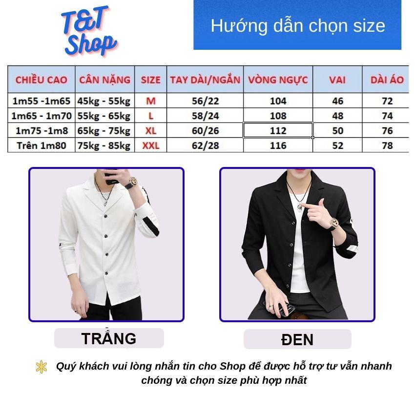Áo sơ mi kiểu vest nam hàn quốc trẻ trung lịch lãm mã- T12