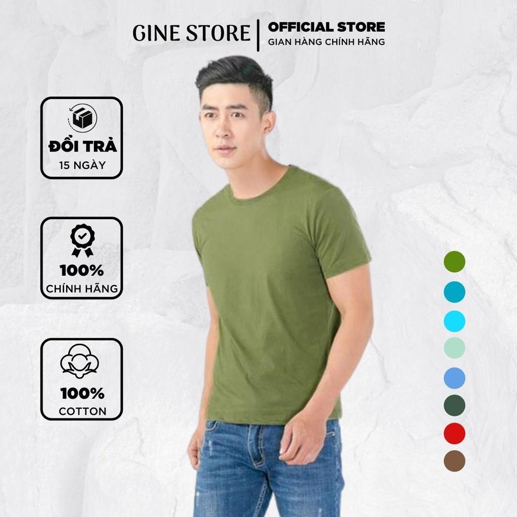 Áo phông nam cổ tròn nhiều màu GINE STORE - 100% cotton thoáng mát, thấm hút, chất đẹp - Bảng màu 2